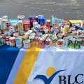 BLC Community Bank employee food donations