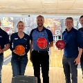 BLC Community Bank employees bowling