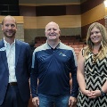 BLC Community Bank employees in auditorium